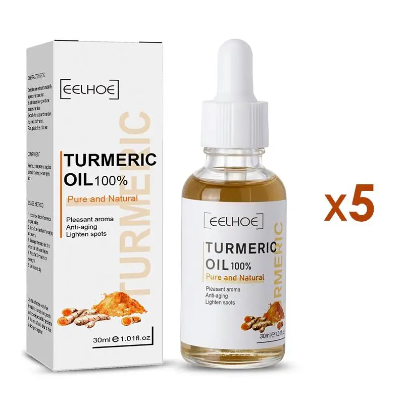 Turmeric Face Serum Lighten Spot Essential Oils Turmeric Oil Anti Aging Remove Dark Spots Pigmentation Corrector 5/4/3/2/1PCS pp17 ii panel 6av3688 4cx07 0aa0 spot 1pcs