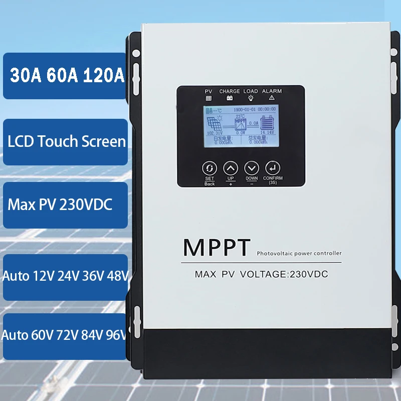 230VDC 12V 48V 60V 72V 84V 96V MPPT Solar Charge Controller Ship From EU warehou