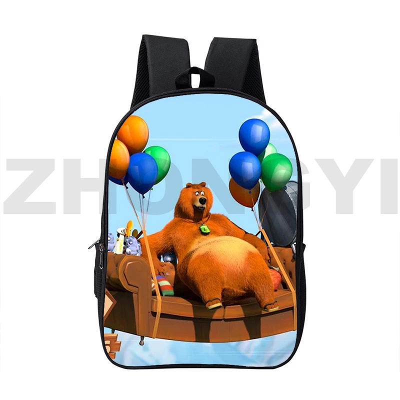 16 인치 큰 회색과 레밍스 3D 배낭, 빈티지 하이 스트리트 하라주쿠 소년 학교 가방, 남성 스포츠 여행 일본 가방 