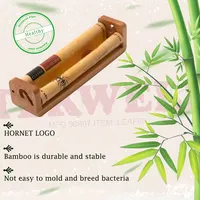 HORNET DANGER Natural Bamboo 110MM Rolling Machine Maker Kingsize Roller Laminado Para Fumar 2