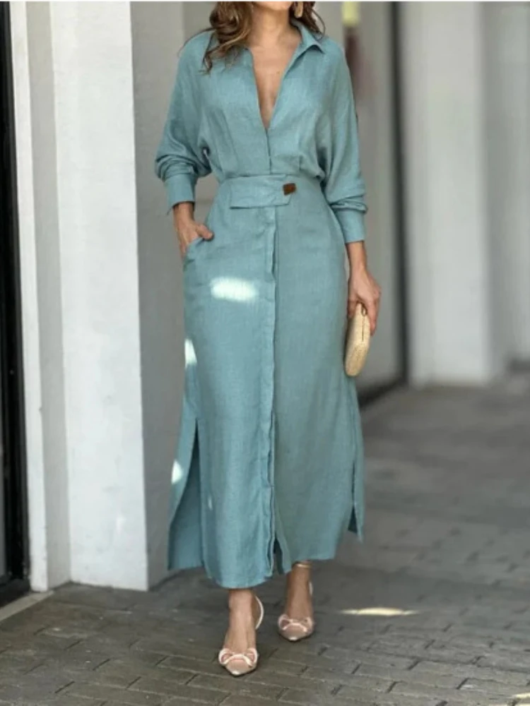 

Dress Women Fashion for Spring Summer Elegant and Pretty Women's Dresses Temperament Commuting Long Sleeve Top Women's Clothing