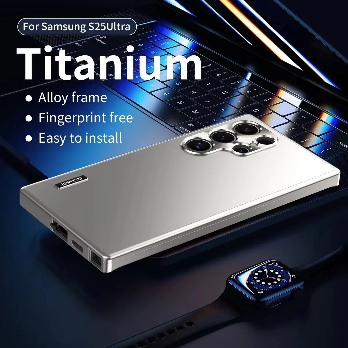 Ultra-Slim 2-in-1 Magnetic Metal Alloy Protective Phone Case
