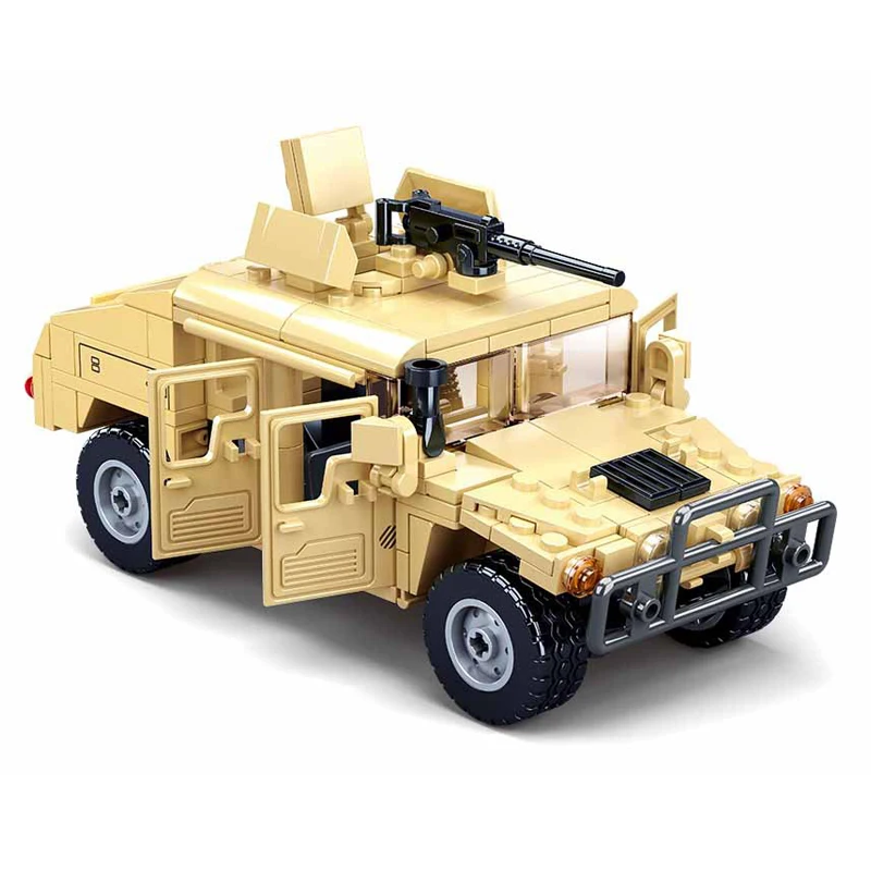 

WW2 Army Military Soldier City Assault Armor Vehicle Tank Model Building Blocks Truck Bricks Kids Toys gifts