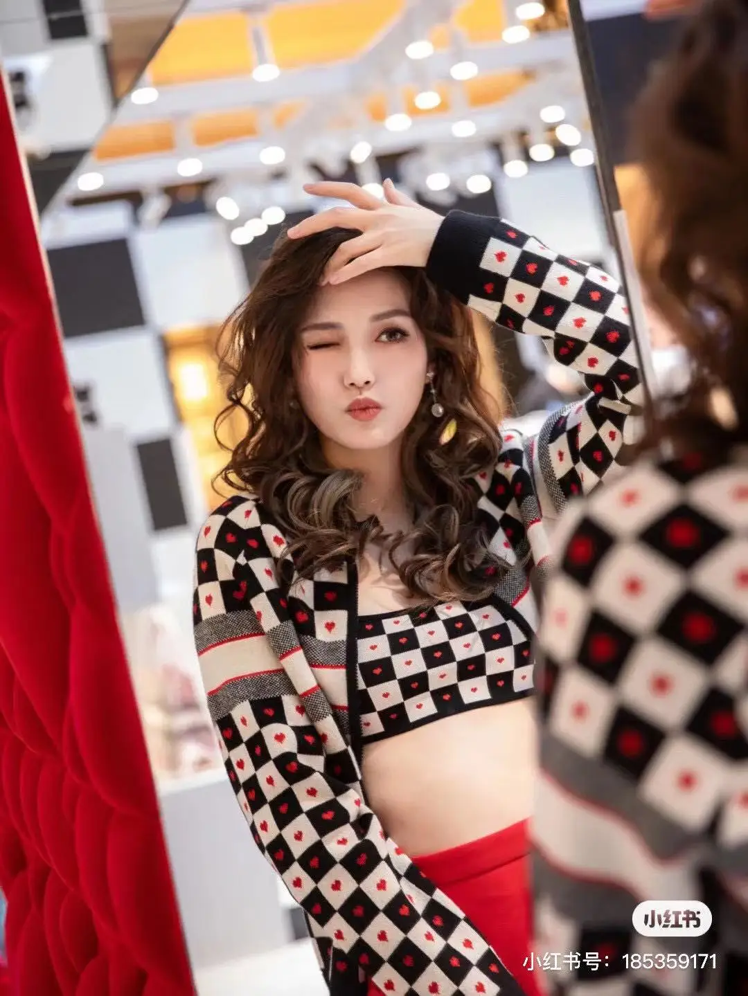 

New winter design feeling small jacquard knitting cardigan outside loose-fitting female western style sweater WJMMDX133