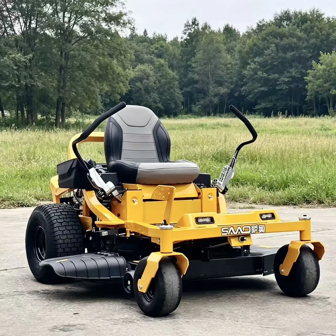 Universal riding lawn mower engine riding lawn mower with front loader 60 hp riding lawn mower