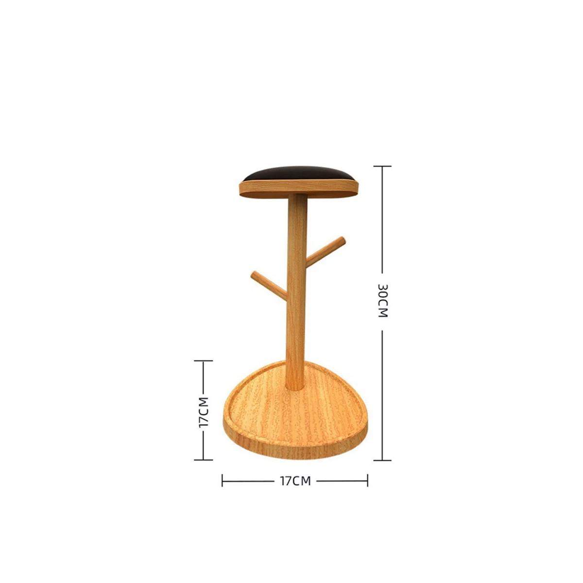 

VR Stand Wood Base Station for Pico 4/3/Quest 2 Headset and Controllers Storage Organizers Stable Wood Rack Stand,B
