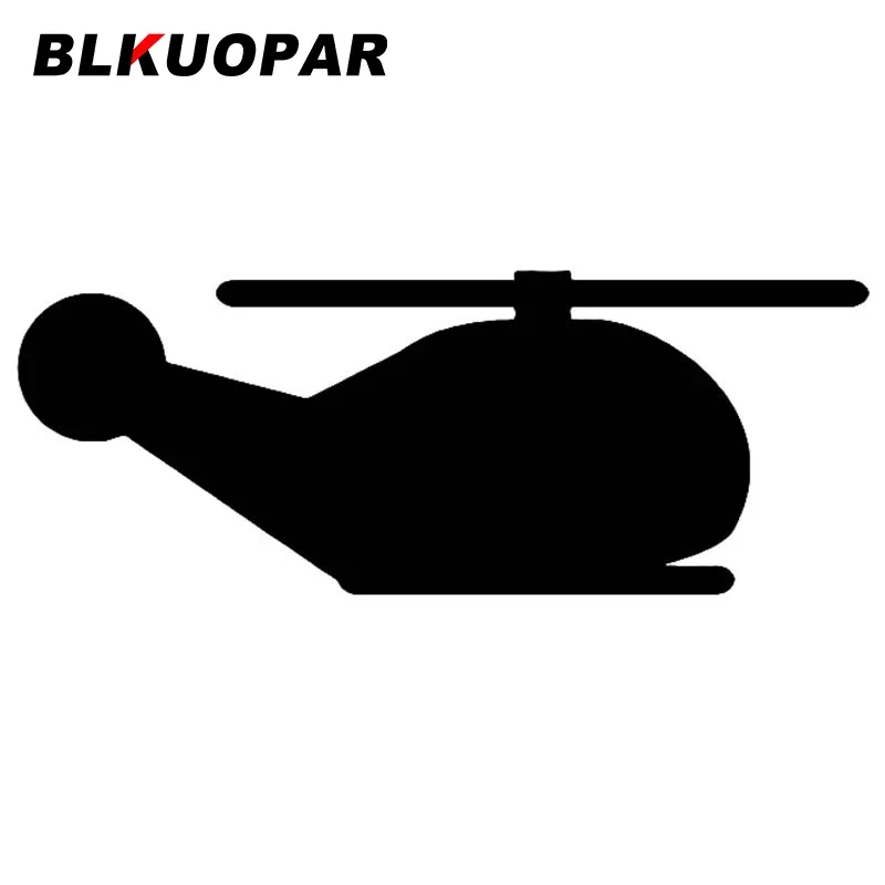 

Наклейки на лобовое стекло BLKUOPAR, силуэт вертолета, виниловый материал, автомобильные наклейки, водонепроницаемое ветровое стекло, солнцезащитное забавное украшение JDM