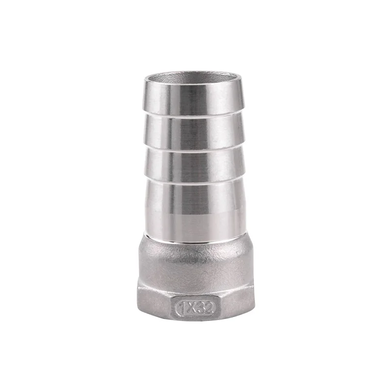 

Stainless Steel Female BSP 1/2" Thread Pipe Fitting Barb Hose Tail Connector 8mm to 20mm Tools Accessory
