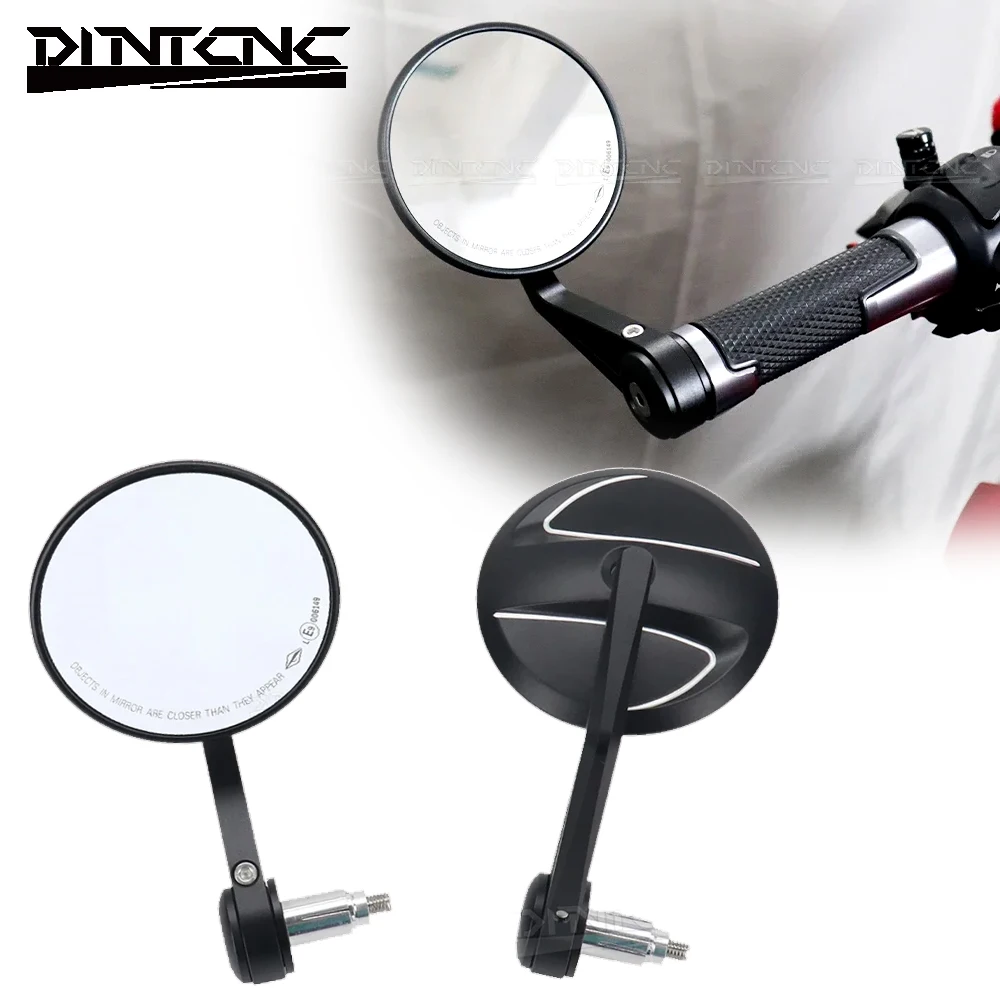 

For DUCATI MONSTER 937 1200 Motorcycle Accessories Side Handlebar End Mirrors Rearview E9 Certification Mirror CNC Aluminum