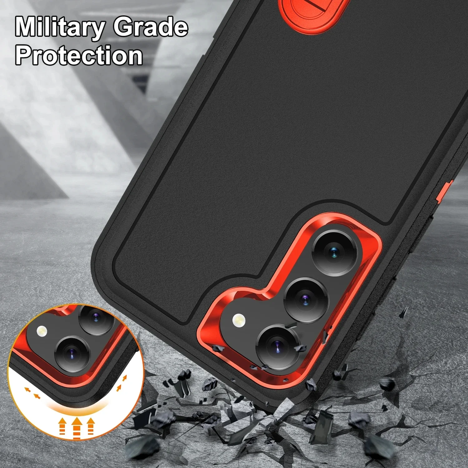 Étui robuste Armor Otter pour Samsung Galaxy S23 S24 Ultra S23FE S22 Plus A15 A54 A14 A53 A13 Housses de téléphone antichoc_voghion.com