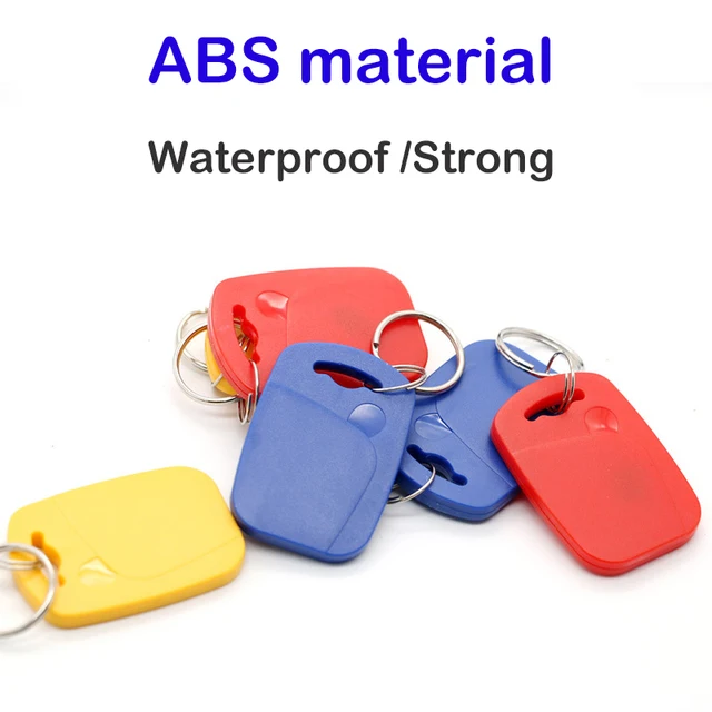 10pcs 2 In 1 Dual Chip Frequency RFID Keyfob 125KHZ T5577 +13.56MHZ UID Rewritable Composite Access Control Key Tags IC+ID 2