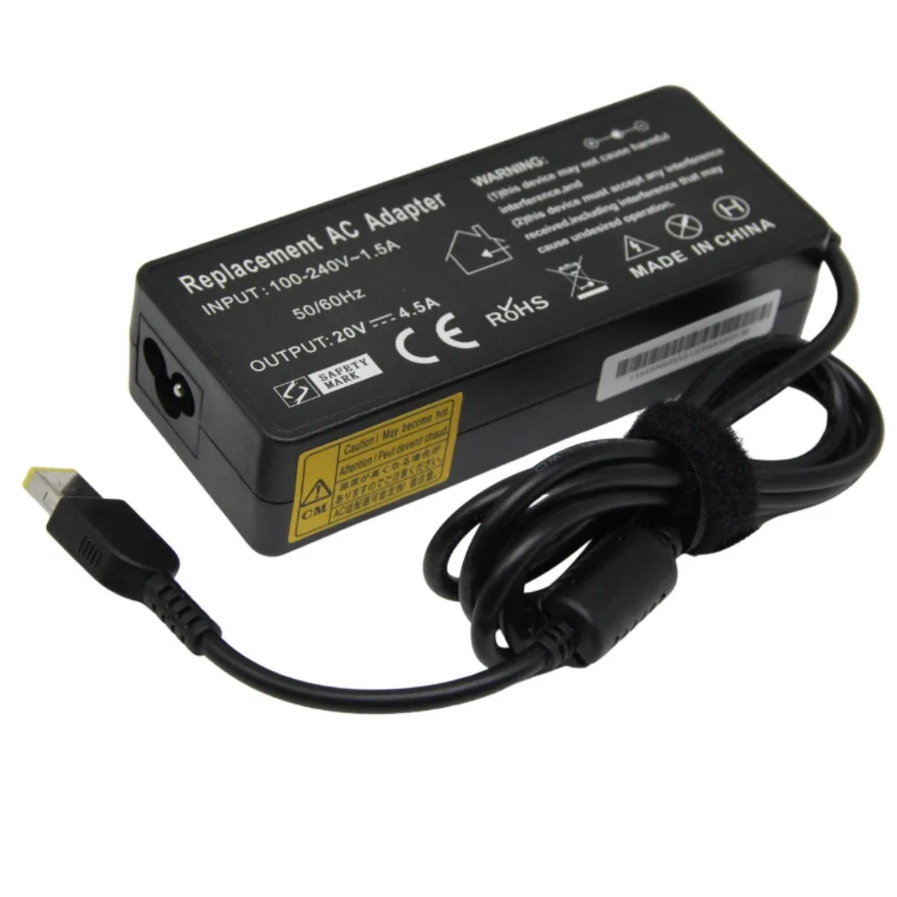 AC Adapter 90W 20V 4.5A USB Pin OT-APB03 Laptop Charger For Lenovo ThinkPad X1 Ultrabook B40 G50 M4400 M4450 Z50 Z505 Essential