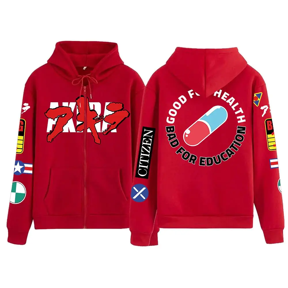 

Akira Shotaro Kaneda Capsule Men's Hoodie Men's and Women's Fashion Simple Long Sleeve Sweatshirt Autumn and Winter Large Hoodie