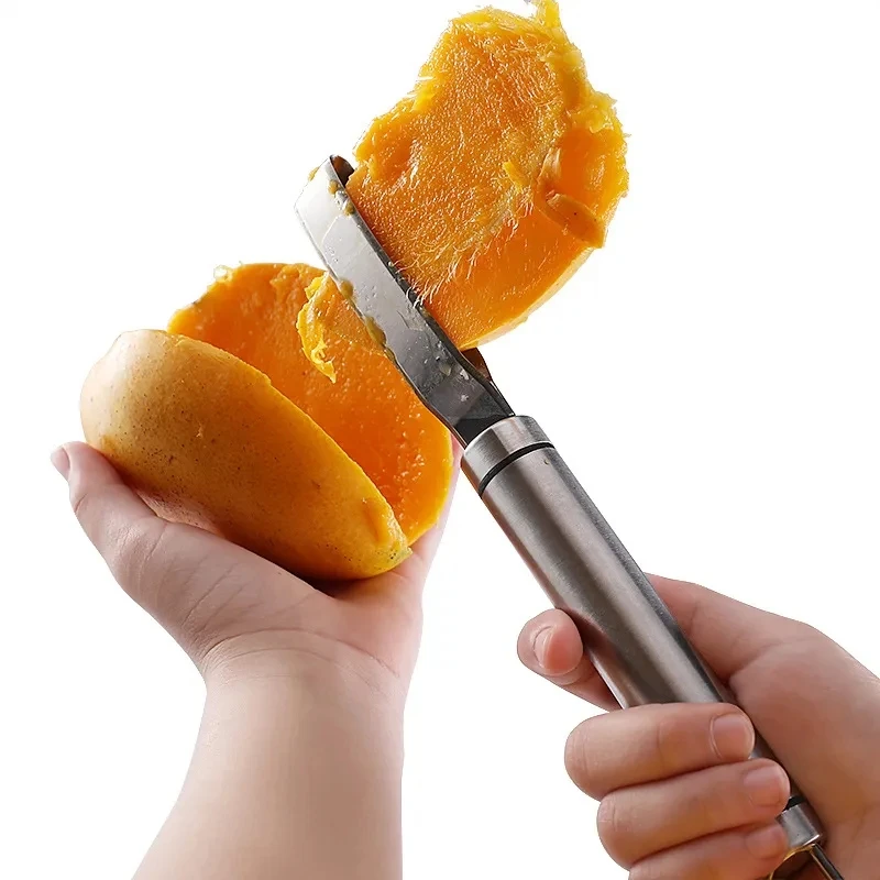 Mango Corer Multifunctional Mango Meat Picker Fruit Fishing Tool Peeling Pineapple Corer Knife Fruit Peeling Tool Kitchen Tools