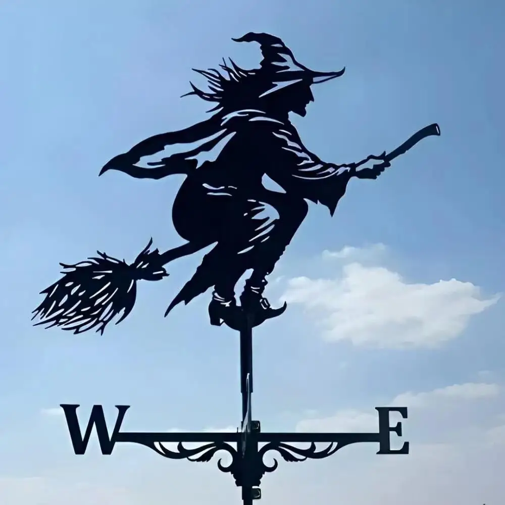 Weather Vane New Sailing Wind Vane Metal Silhouette Decoration Handicraft Decoration Metal Garden Courtyard