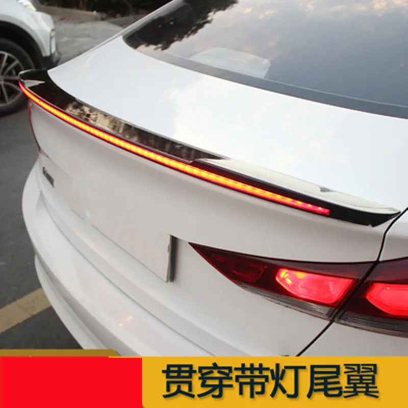 

Автомобильные аксессуары задний спойлер для Hyundai Elantra со светодиодным стоп-сигналом и поворотником автомобитовары