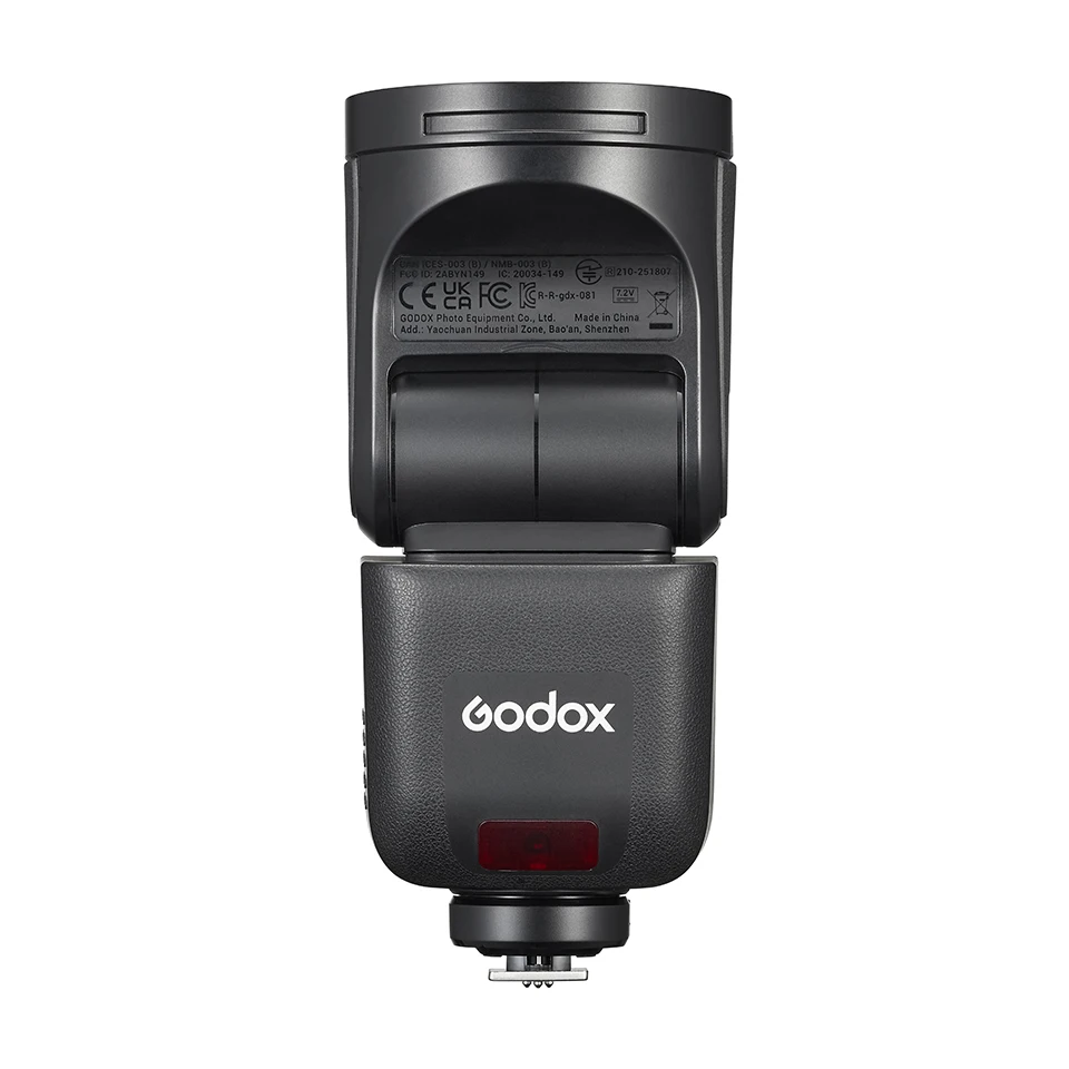 고독스 V1 미드 C/N/S/F/O 5300K TTL 리튬이온 라운드 헤드 카메라 플래시 (1.7초 재활용 시간, 고속 동기화, 터치스크린 컨트롤)