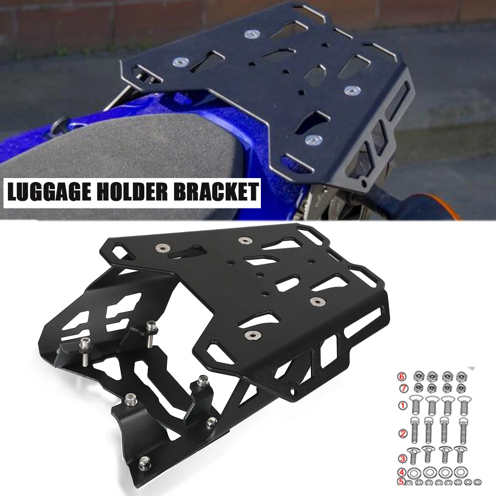 

2023 Tenere700 For Yamaha Tenere 700 T7 Motorcycle Luggage Rack Carrier Case Support Holder Bracket T7 Rally 2019 2020 2021 2022