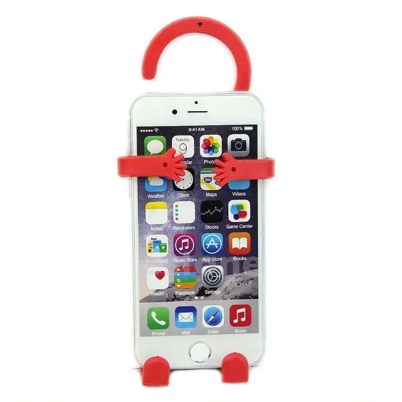 Useful Cell Phone Holder Car Mobile Hanger Mount Flexible Silicon for