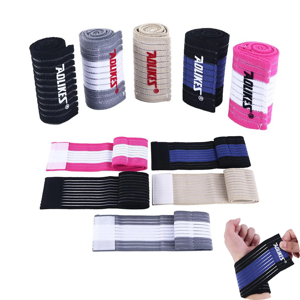

1 Pc Gym Tennis Hand Support Gym Support Dumbbell Bandage Carpal Tunnel Wristband Wrist Brace Elastic Bandage Wrist Wrap