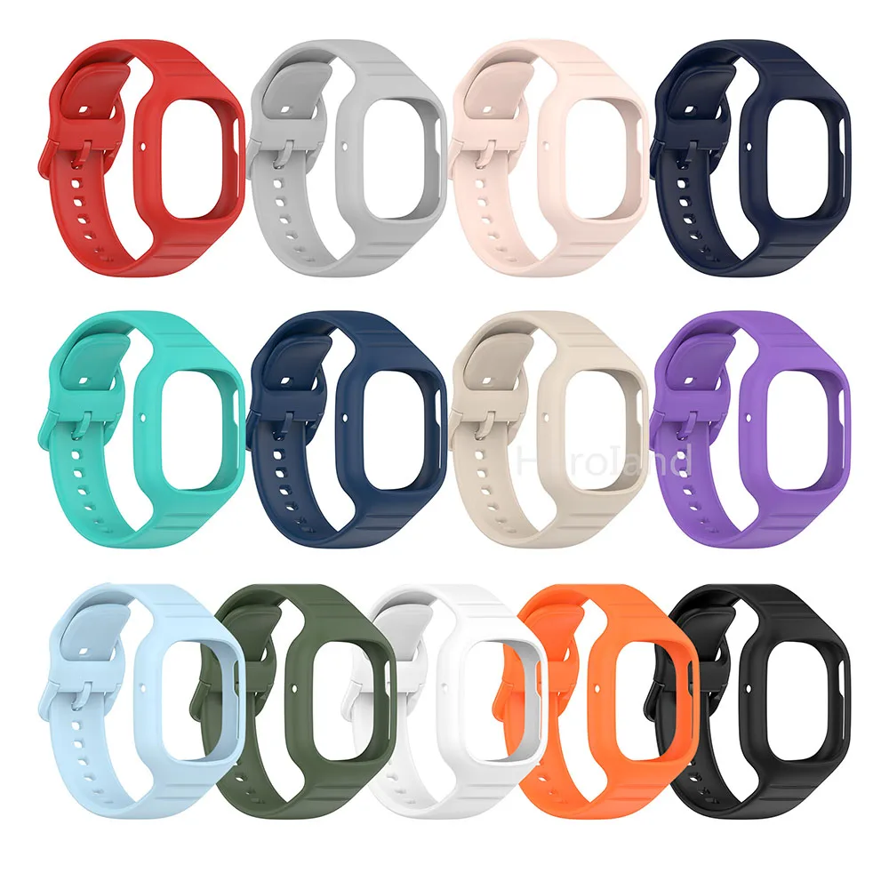 Sport Silicone Smartwatch Wristband - Premium Strap and Bracelet Accessories, 2-in-1 Design