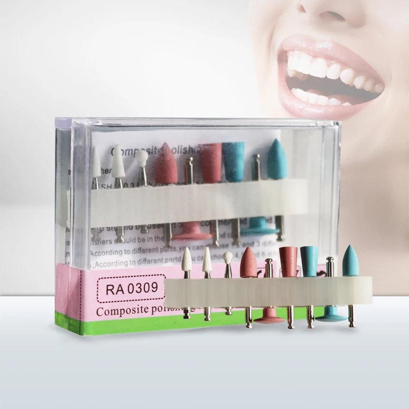 

9Pcs Dental Composite Polishing For Low-Speed Handpiece Based Dental Composite Polishing Kit for Low Speed RA0309 Oral Hygiene