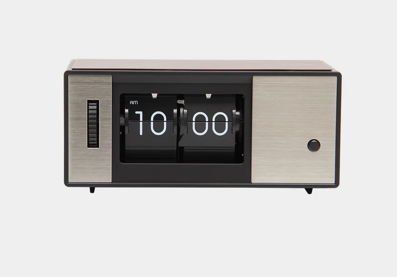 Automatic page turning clock Electronic digital display Silent clock Living room bedroom table