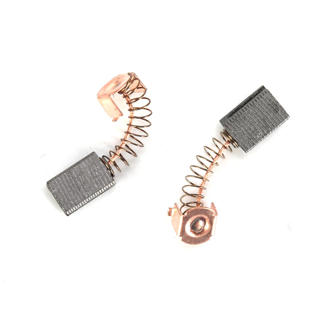 2pcs 5x8x12mm Carbon Brushes For Electric Motors Graphite Brush Black Decker G720 Angle Grinder Electric Motors Rotary Tools