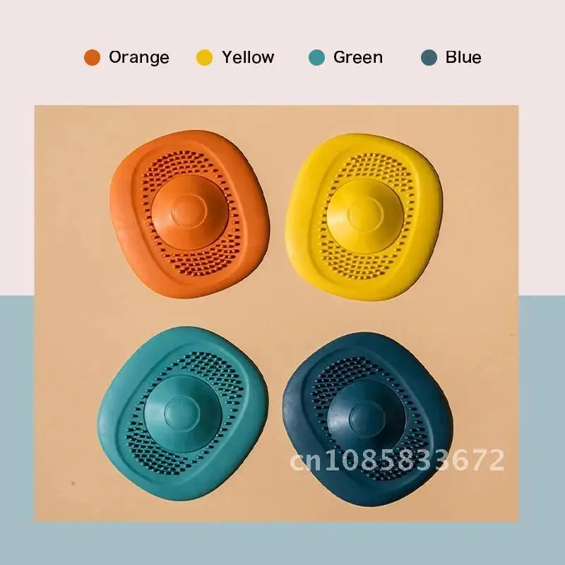 

Silicone Drain Stopper for Bathroom Fixture Hair Catcher Floor Drain 1PC Filter Sink Strainer Shower Kitchen Accessories
