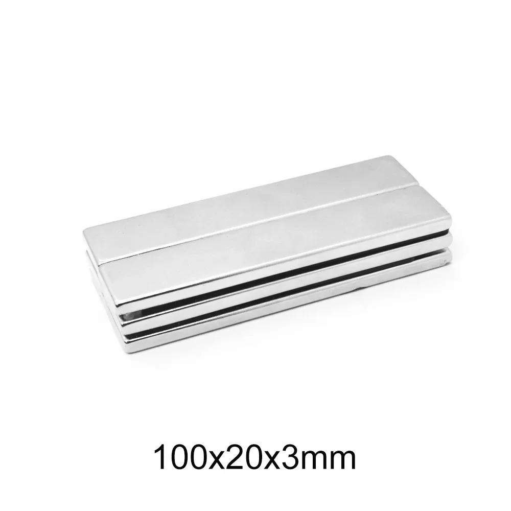 

Магнит Неодимовый 100x20x3 мм, 100x20x3 мм, 100x20 мм