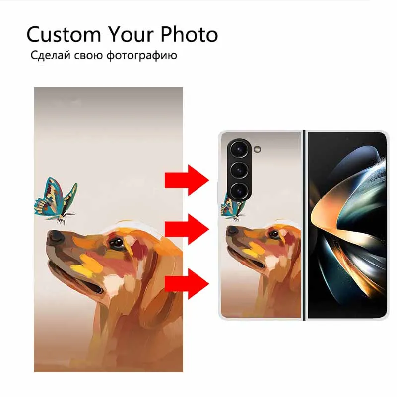 Custodia Per Telefono Con Foto Personalizzata Personalizzata Per Samsung Galaxy Z Fold5 Fold5 4 Cover Fold4 Immagine Fai Da Te Nome Immagine Design Pc