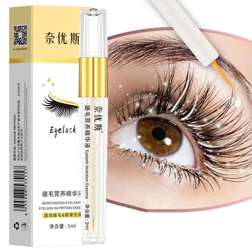 

3ml Fast Eyelash Growth Liquid Enhance Natural Eyelashes Transparen Thicker Lengthening Eyelash Eyebrow Serum Growth Mascar A8p6