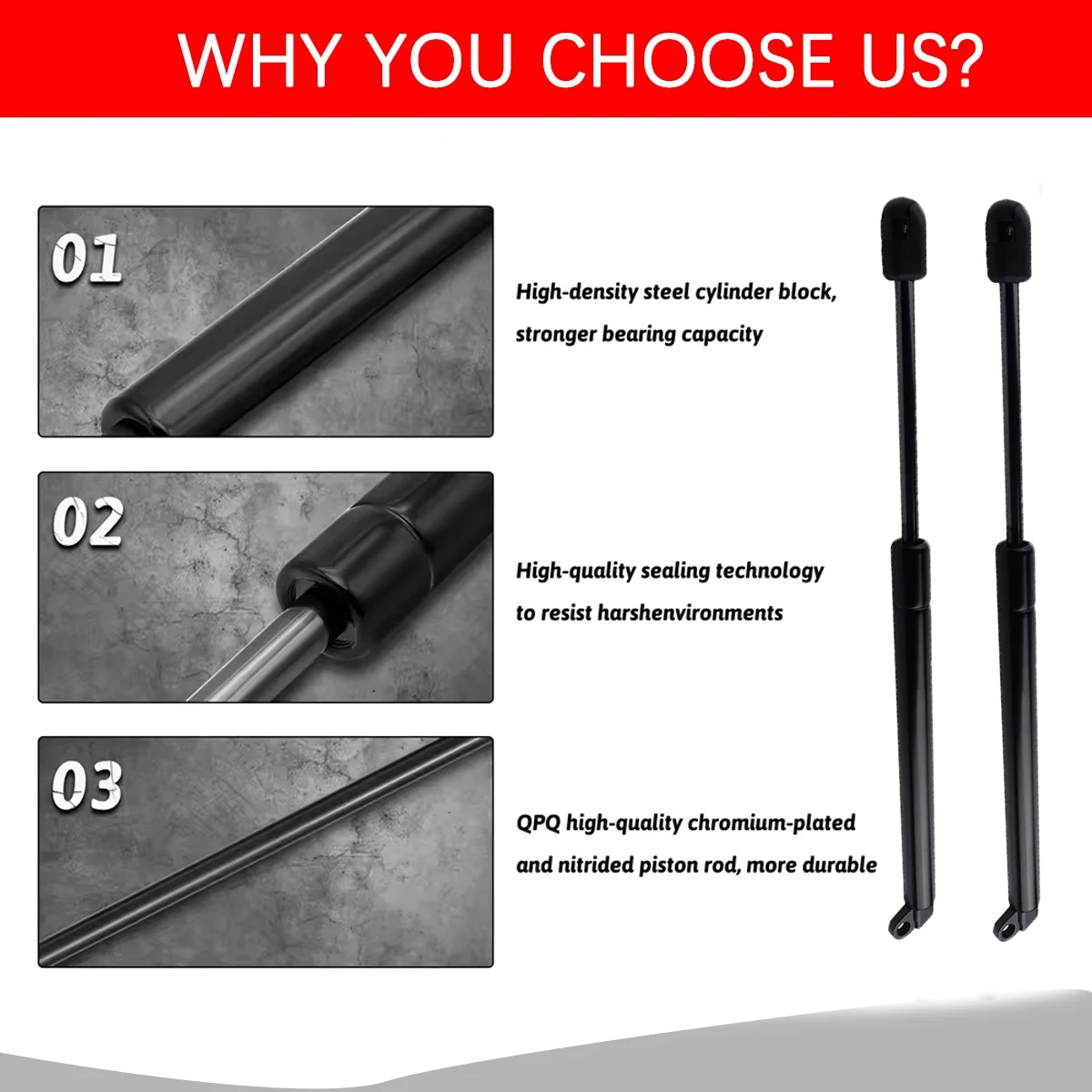 Car Rear Trunk Gas Spring For BMW 5 Series E39 1996-2003 Car Rear Trunk Gas Spring Shock Lift Pressure Rod OE 51248159239 51248222913