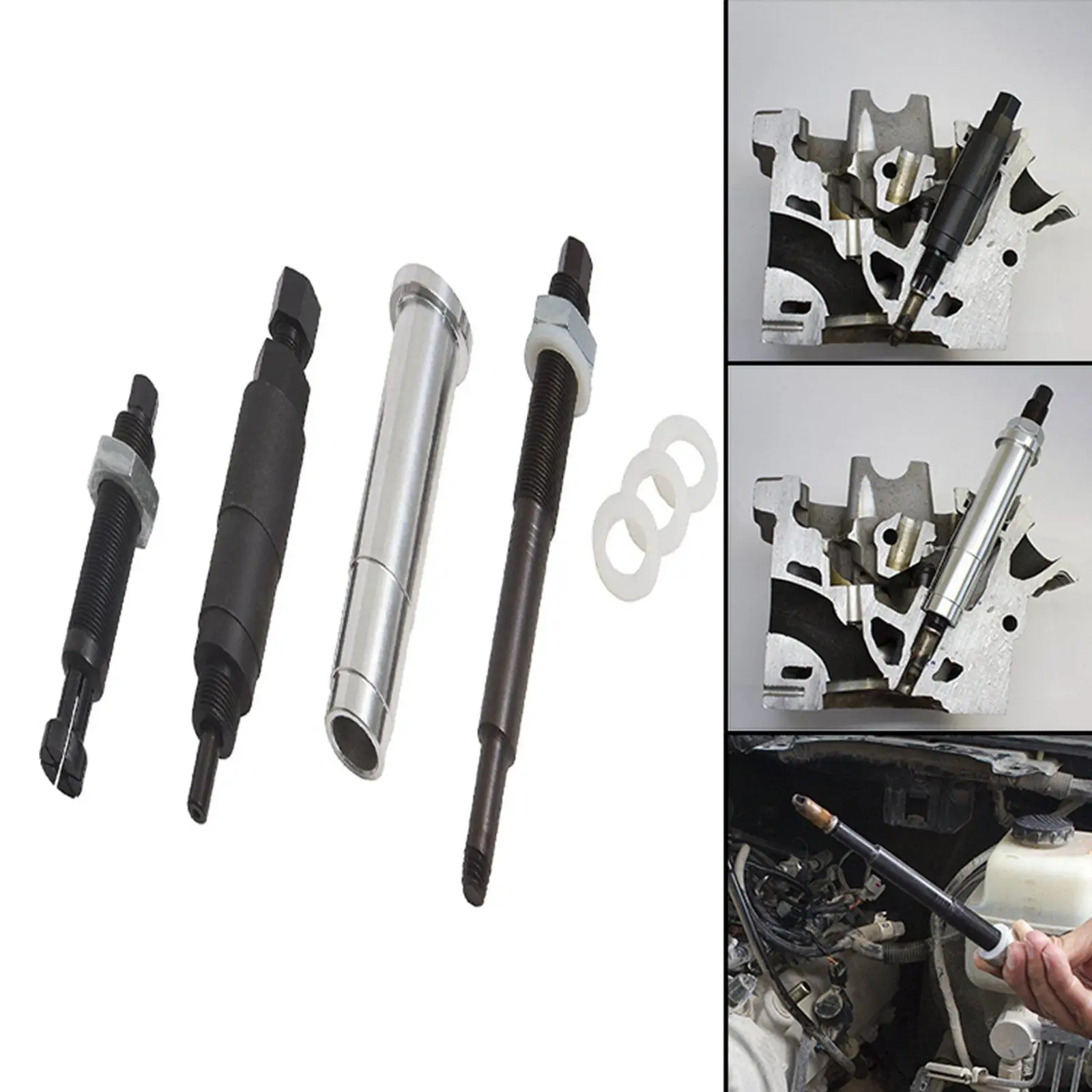 

Broken Spark Plug Remover Porcelain Pusher Repair Puller Accessory Tool