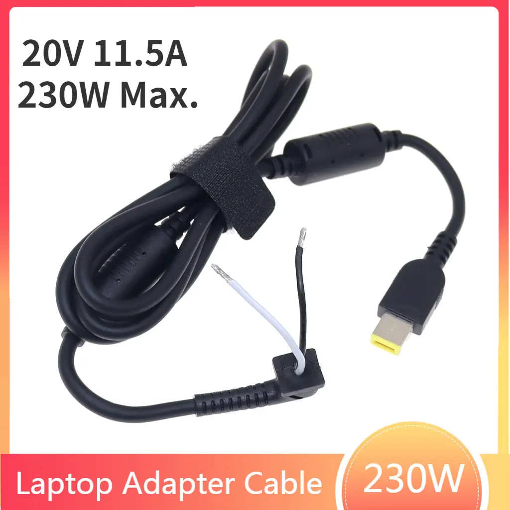 Laptop Cabo de Alimentação Cabo Conector do Adaptador dc 20v 11.5a 230w para Lenovo Legião Y740 Y920 Y540 P50 P70 P71 P72 P73 Y7000p Y9000k