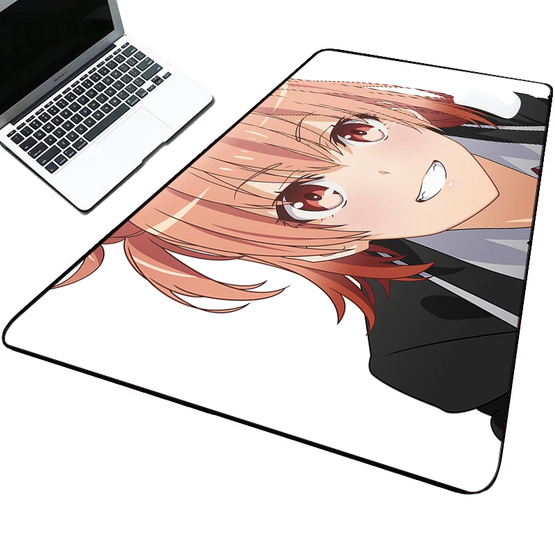 Yui Yuigahama Oregairu Computer Mouse Pad Sexy Mouse Pad Rest Anime Mats Gamer Mat 350X600X2MM Diy Laptop Mesa Gaming