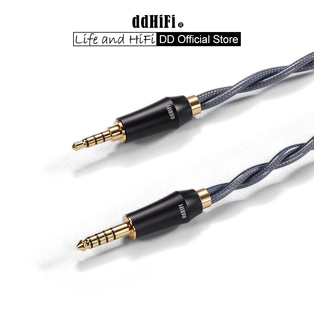 

Обновленный серебристый кабель для наушников DD ddHiFi с двойной защитой для Sony BC150B-MV с односторонним сбалансированным разъемом 3,5 мм