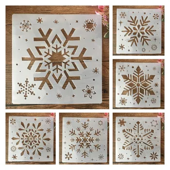 Christmas Snowflake Layering Stencils 1