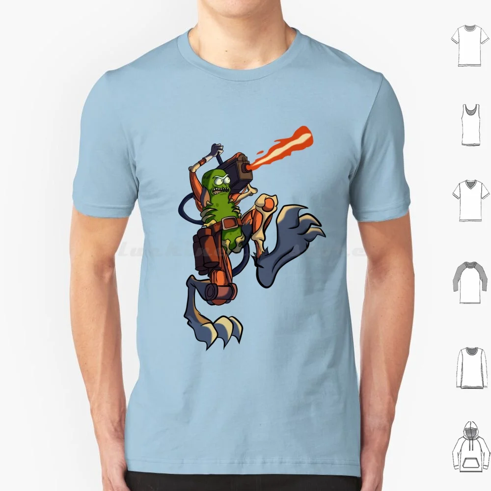 Pickle Rick In Rat Suit T Shirt Big Size 100% Cotone Rick Sons Morty Smith Adult Swim Pickle Rick Cartoon Season 4 Adultswim