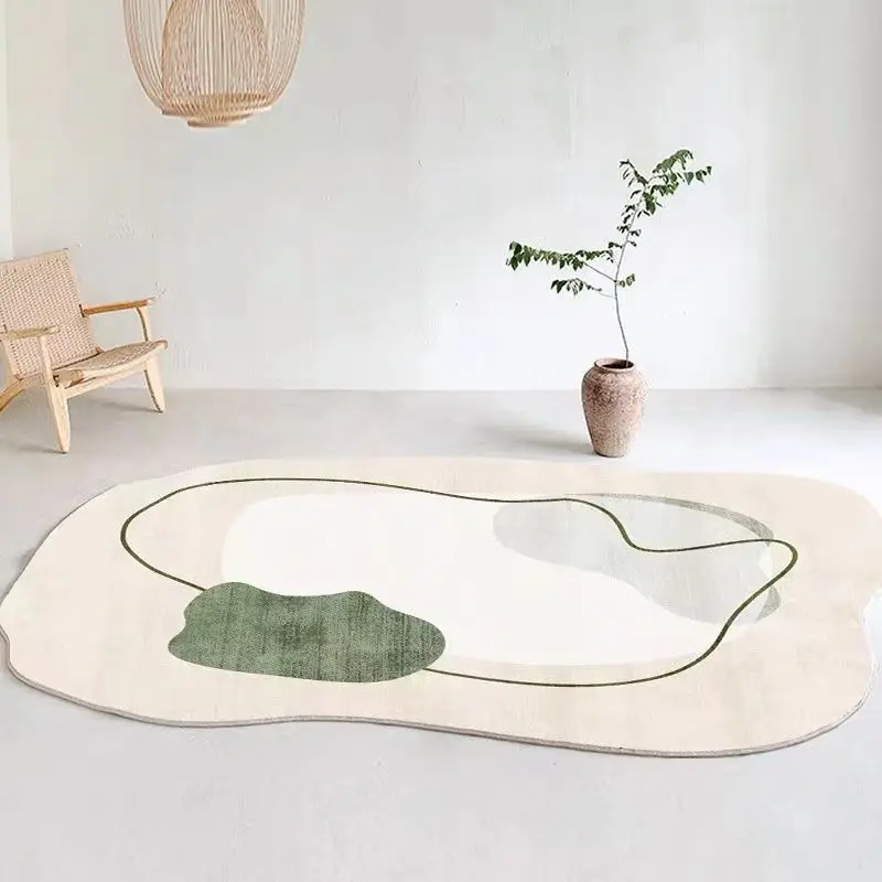 Nordic Style Irregular Living Room Carpet Bedroom Bedside Rug Heterogonal Carpets Sofa Coffee Table Floor Mat Entryway Doormat |