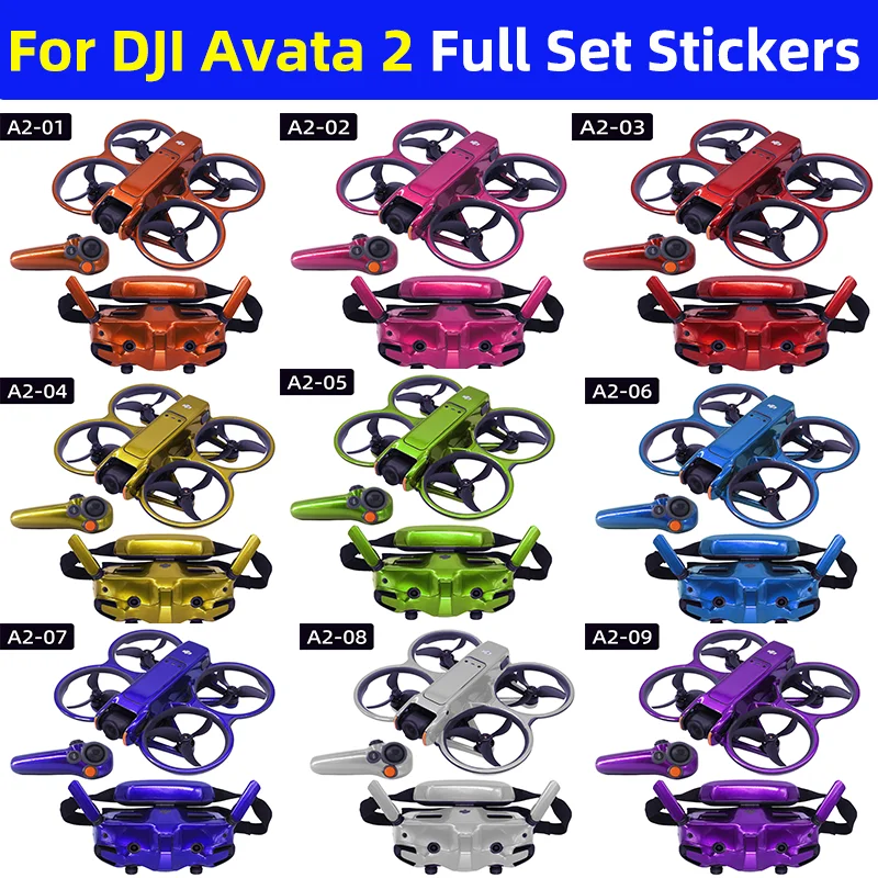 Stickers Motion Rocker 3 Goggles 3 Flight Glasses Anti-scratch Protective Film Refit Decals Skin Accessory for DJI Avata 2 Drone