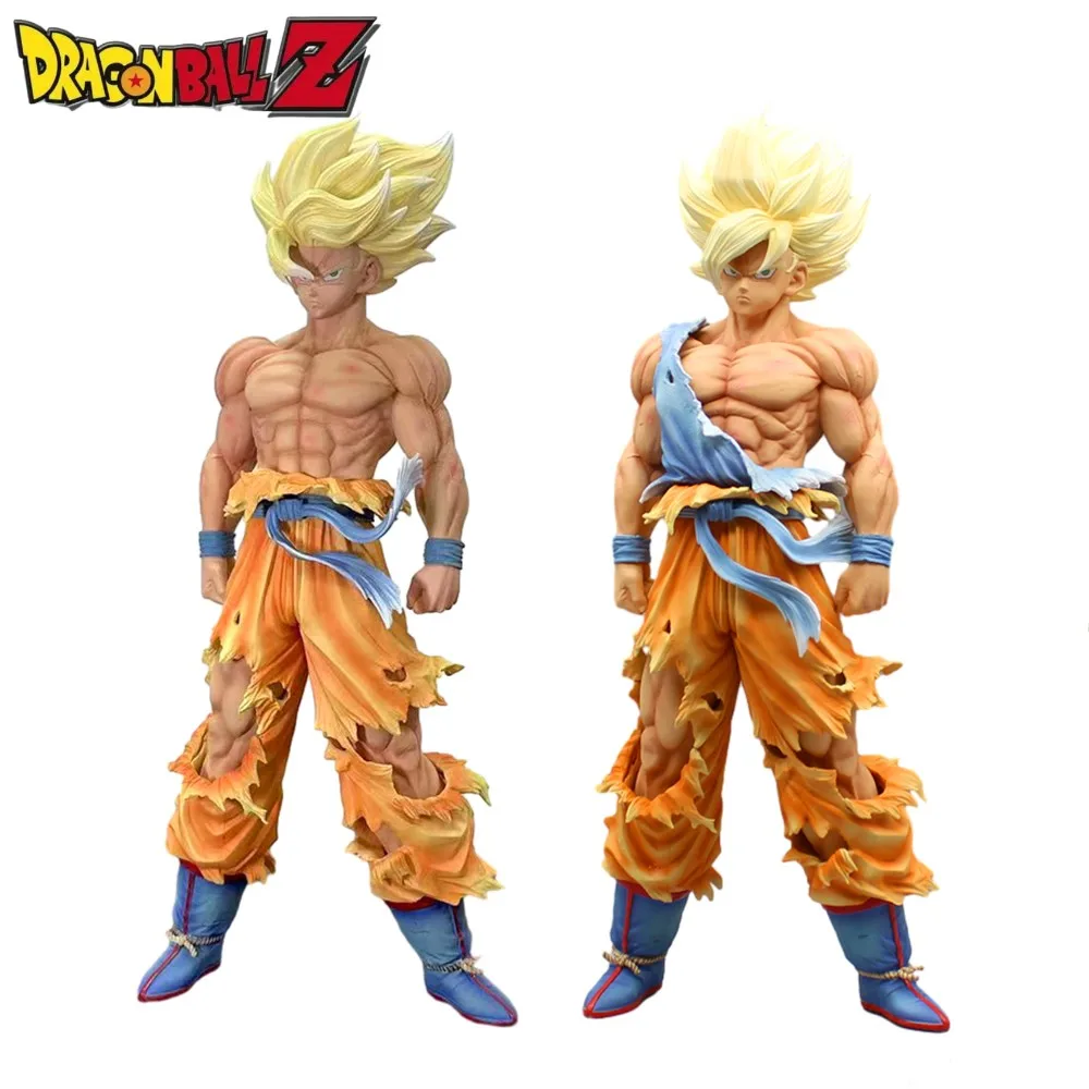 

43cm Dragon Ball Z Figure Son Goku Super Saiyan Anime Figures Dbz Gk Goku Figurine Pvc Statue Model Doll Collectible Toy Gifts