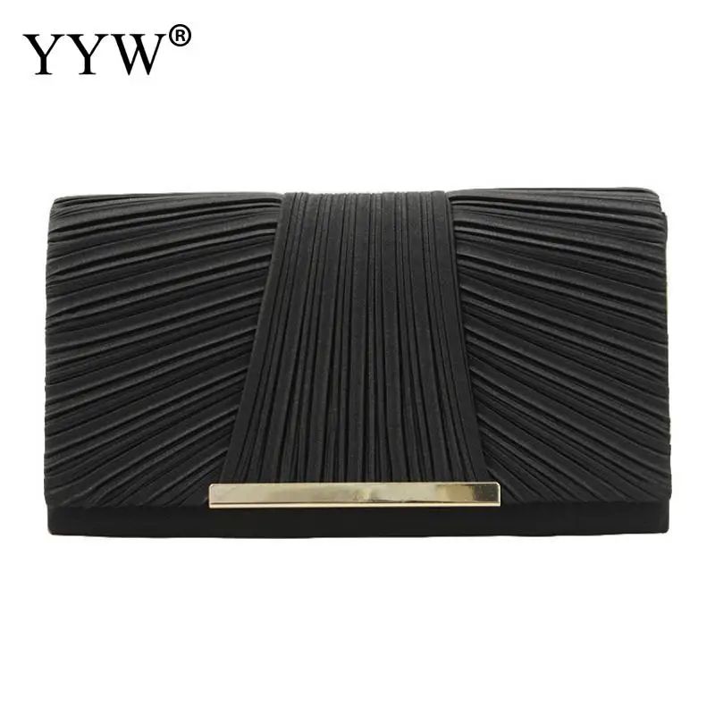 Luxury Women'S Pleated Sequin Evening Clutch Bag Bride Handbag Wedding Purse Chain Crossbody Bag For Banquet Party Dinner Bag