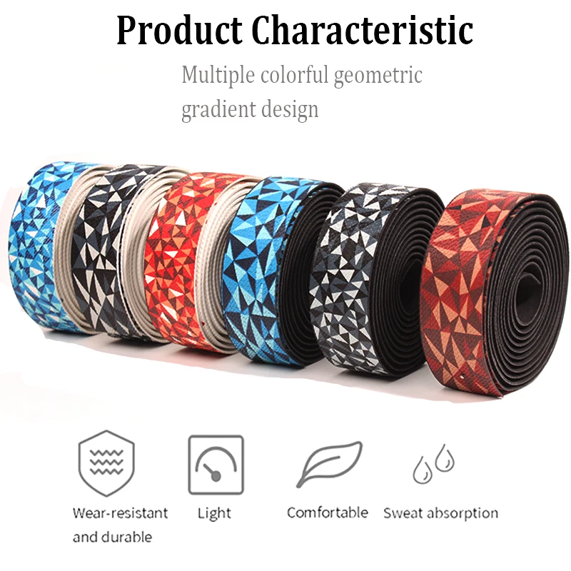 Description Picture 6 of itemBUCKLOS Road Bike Handlebar Tape Speed Racing Bike Bar Tape Handle Warpper Band Anti Slip Road Bicycle Handlebar Winding Straps