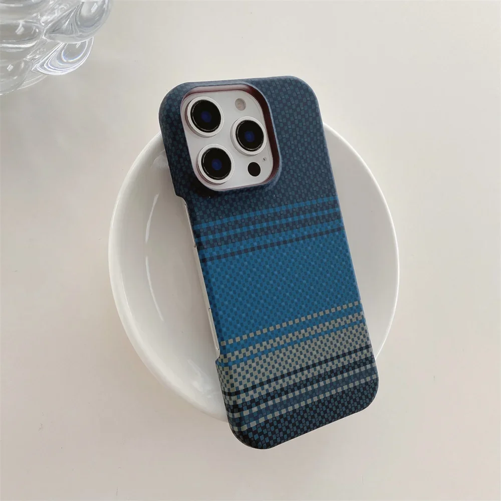 ตัวเลือกสินค้า เคสโทรศัพท์ดีไซน์ล้ำ วัสดุเคฟลาร์ผสมหนังคาร์บอนไฟเบอร์