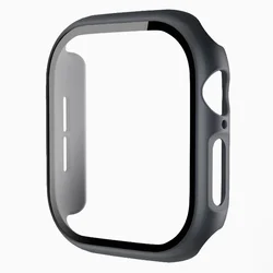 Premium Tempered Glass Screen Protector with Protective Case for Series 1 2 3 38mm (Original titanium23)