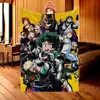 Throws Blankets for Sofa Luxury Bedding My Hero Academia Plush Blanket King Size Fluffy Soft Blankets & Throw Home Interior Knee 1