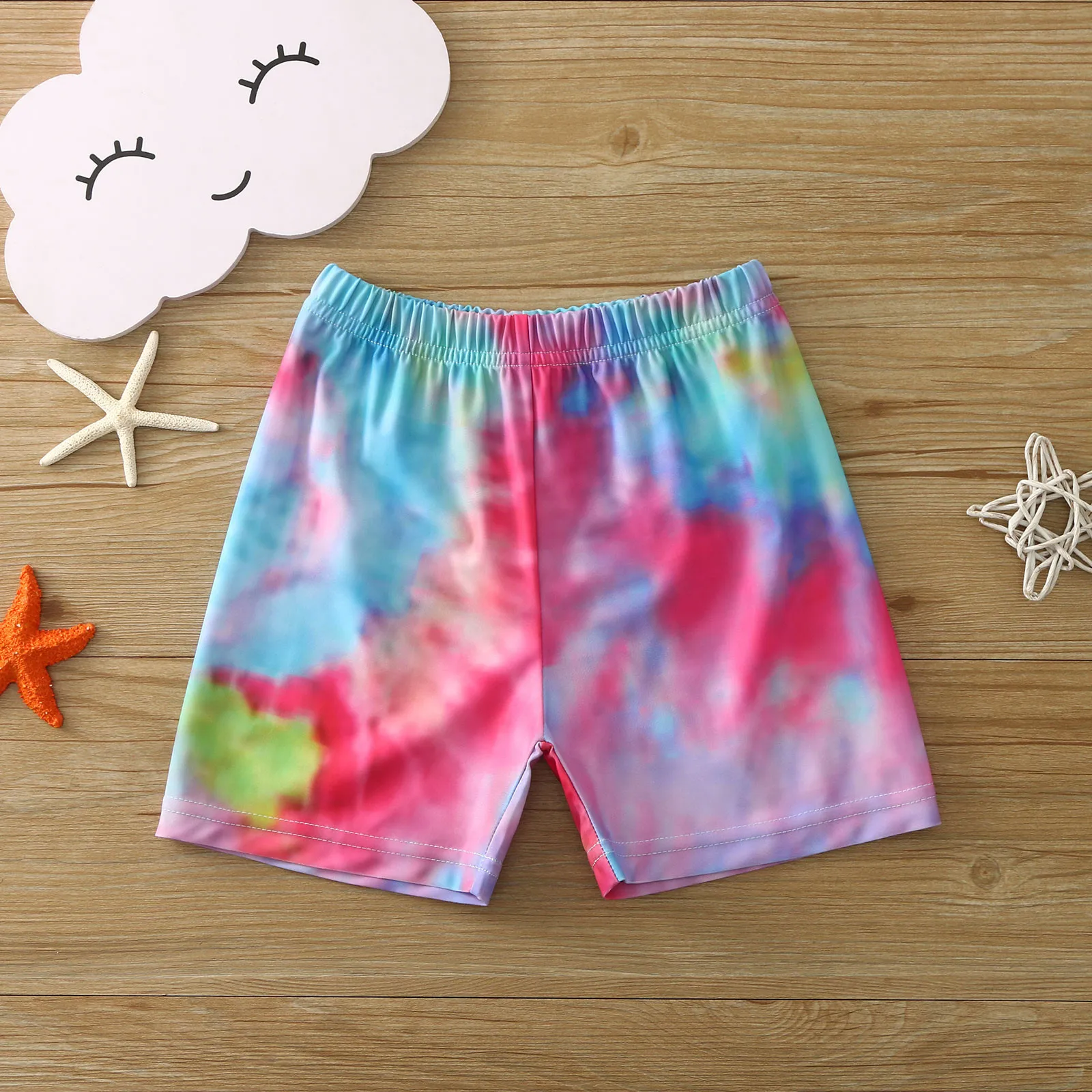 Infant Swim Trucks Baby Toddler Shorts Beach Kids Swimming Boys Trunks Tie dyed Infant Boys