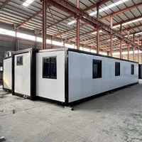 Maison conteneur personnalisable de 40 pieds, préfabriquée, 3 chambres, petite maison avec cuisine et salle de bain amovibles 2