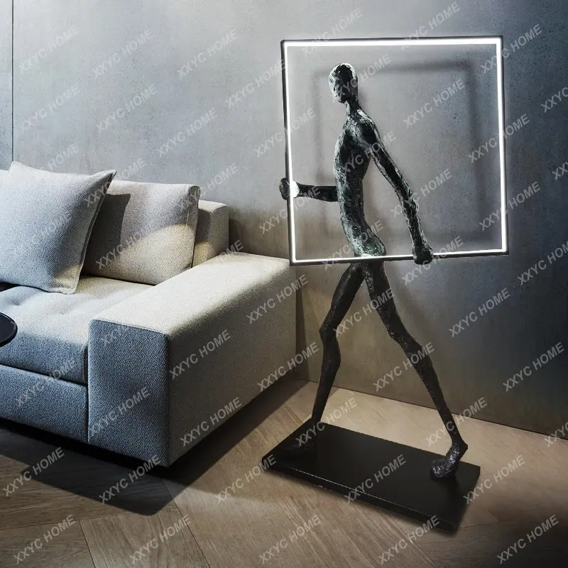 

Living Room Atmospheric Floor Lamp Abstract Figure-Shaped Art Sculpture Hotel Lobby Exhibition Hall Model Room Lamps
